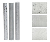 Decoris Polyester Fabric Mesh 35 x 200cm - 3 Assorted Silver,